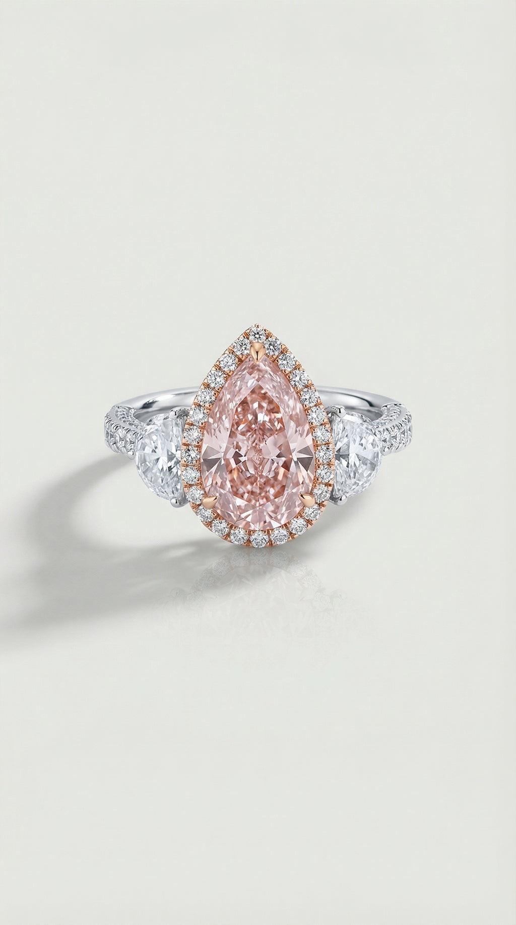 Myrella Pink Diamond Engagement Ring — Levendi Jewellers