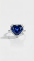 Heart of the Ocean - Tanzanite Heart Ring