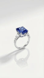 Nocturne Dream - Tanzanite Ring, view 2 — Levendi Jewellers