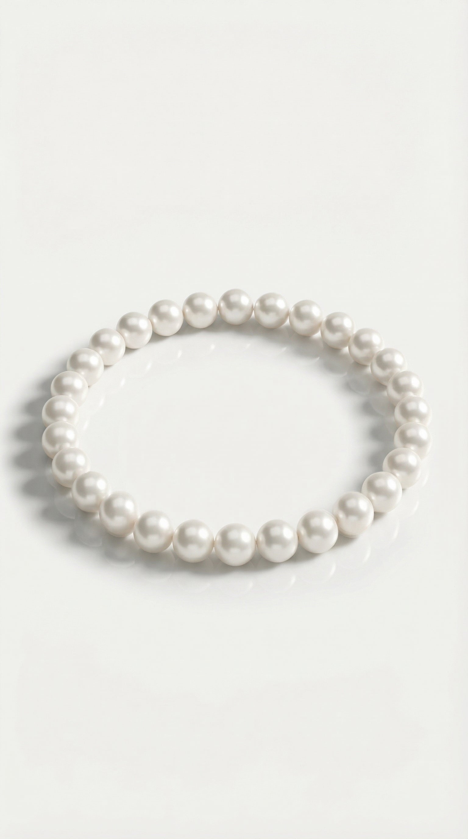 Australian South Sea White Pearl Strand Necklace Graduated 13-15 mm