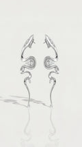 The Diamond Cascade Earrings