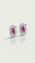 Sofia Levendi - Star Ruby Earrings