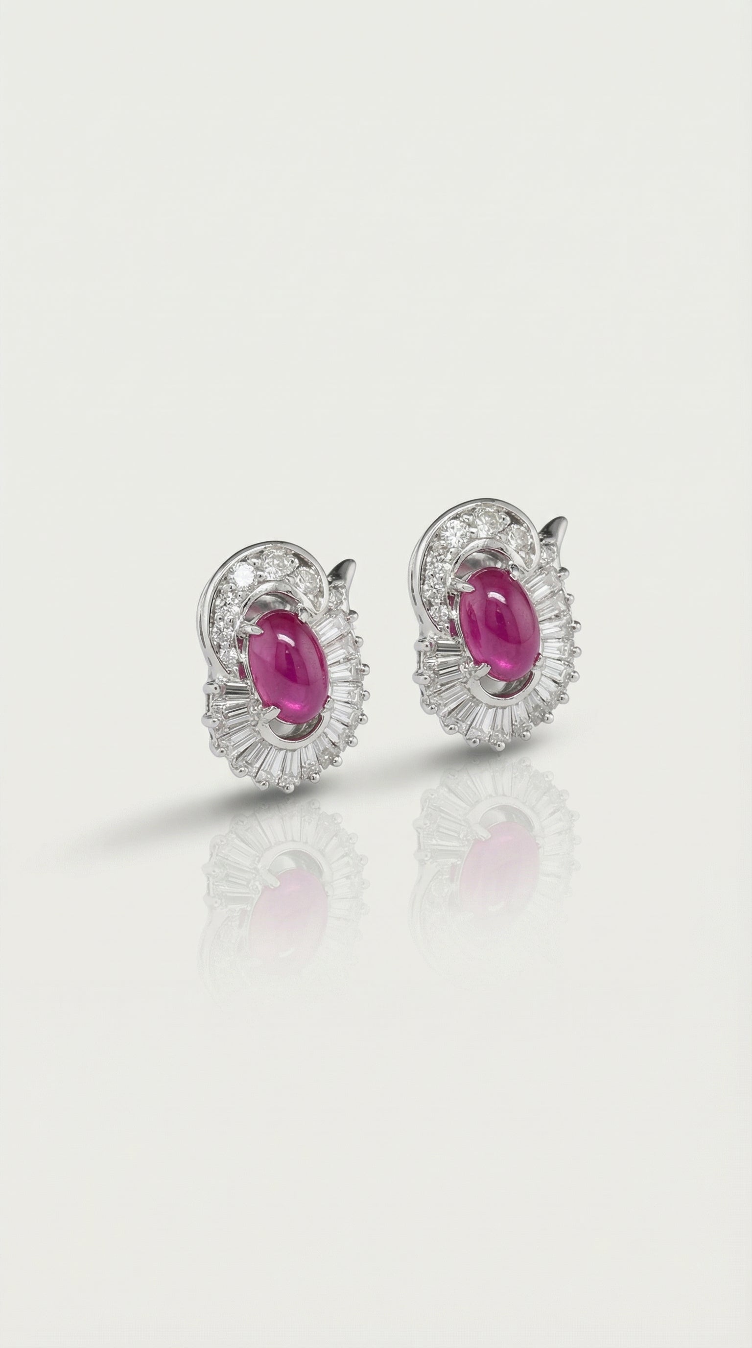 Sofia Levendi - Star Ruby Earrings
