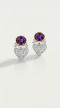 Sofia Levendi – Amethyst Cocktail Earrings