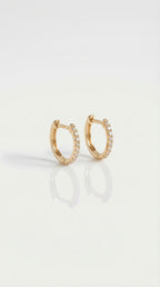 Levendi Essentials - Mini Diamonds Huggies — Levendi Jewellers