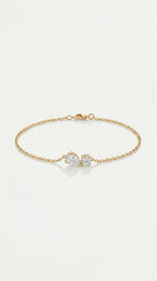 Levendi Essentials - Twin Diamonds Bracelet — Levendi Jewellers