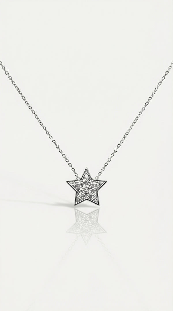 Levendi Essentials - Star Diamond Pendant – 18ct white gold