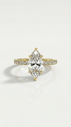 Levendi Classic - Marquise Diamond Engagement Ring — Levendi Jewellers