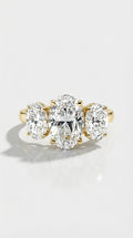 Levendi Classic Trilogy - Oval Diamond Engagement Ring