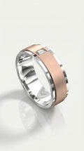 Emerald Cut Diamond Set Ring