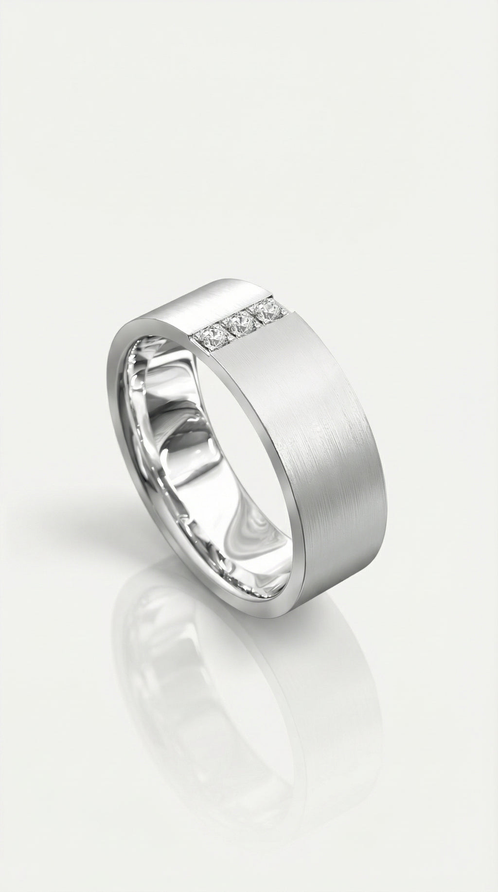 Centre Set Tri Diamond Ring — Levendi Jewellers