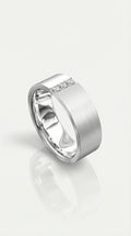 Centre Set Tri Diamond Ring