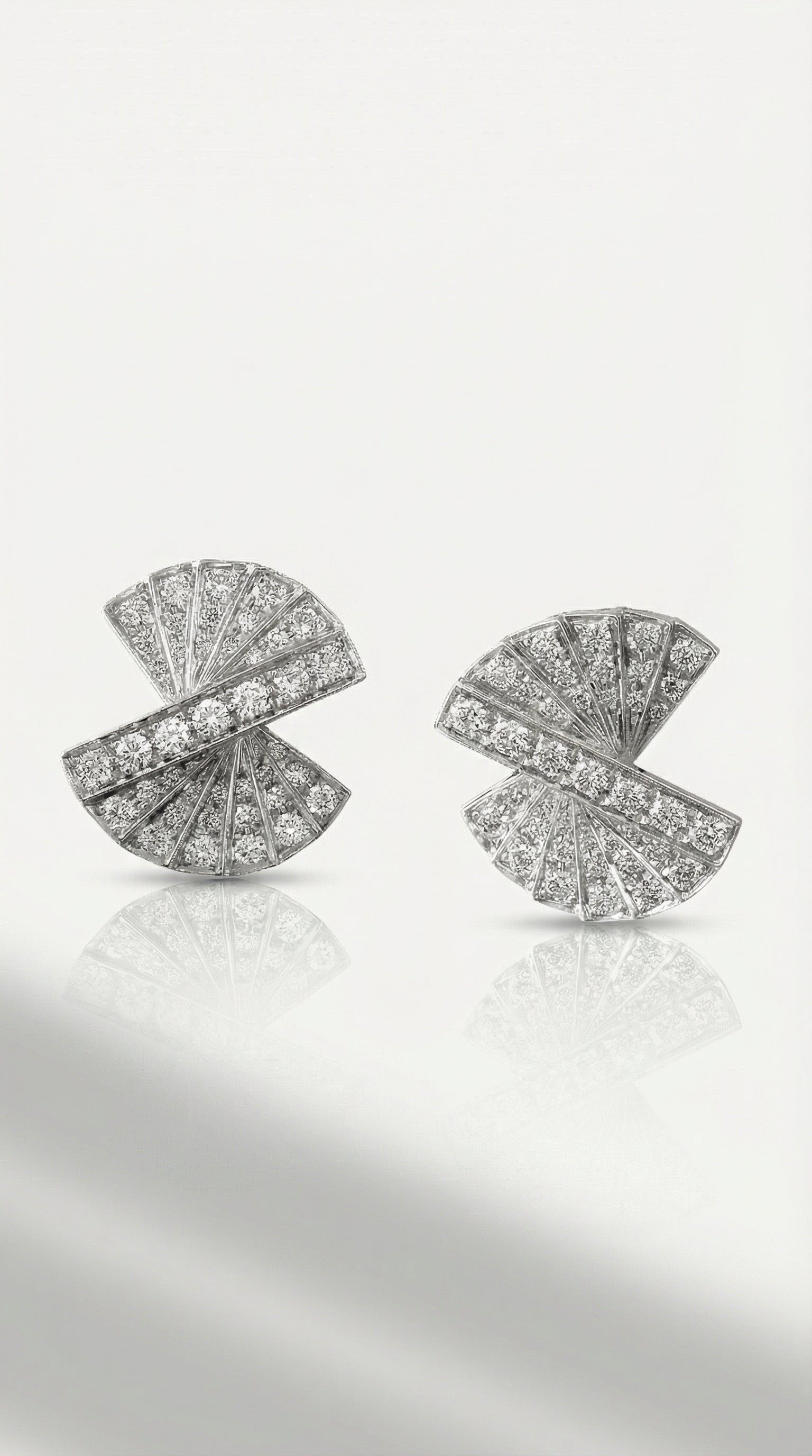 Levendi Diamond Stairway Earrings