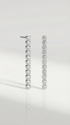11 Diamond Tennis Earrings — Levendi Jewellers