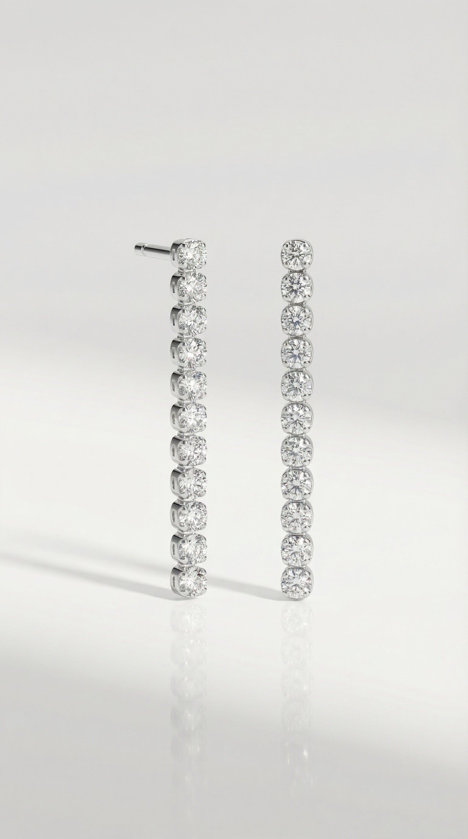 11 Diamond Tennis Earrings