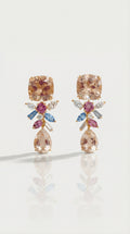 Neptune's Garden - Morganite Earrings 8.26 ct