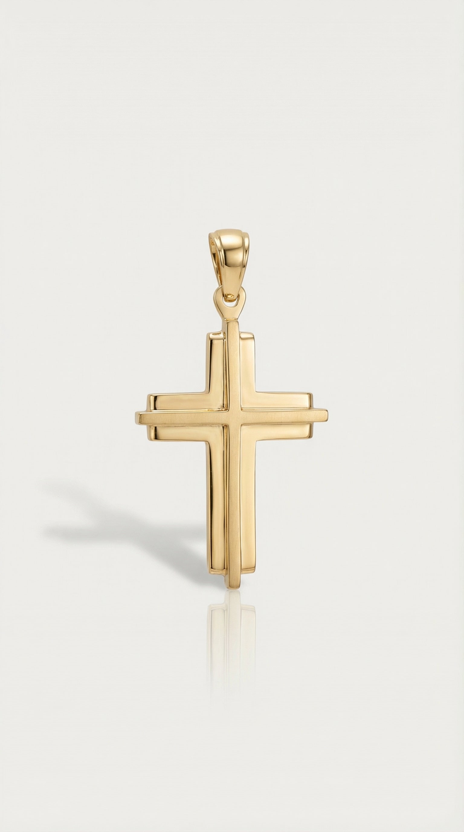Peter - Plain Gold Cross