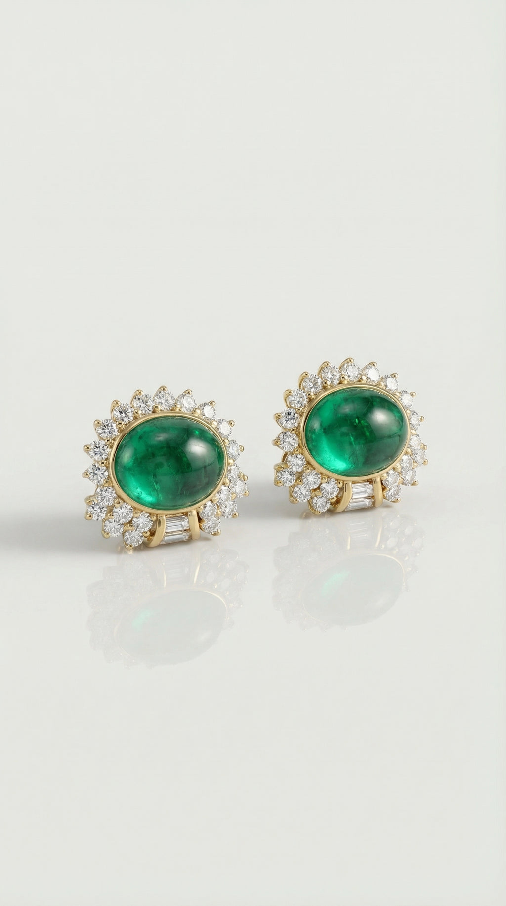 Les Jardins Emerald Earrings — Levendi Jewellers