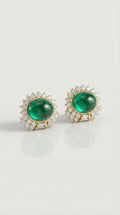 Les Jardins Emerald Earrings