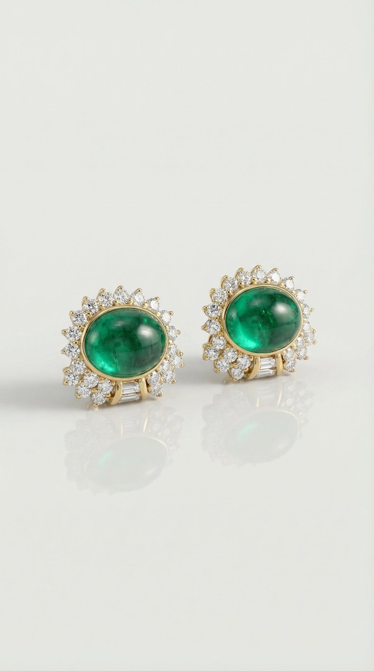 Les Jardins Emerald Earrings — Levendi Jewellers