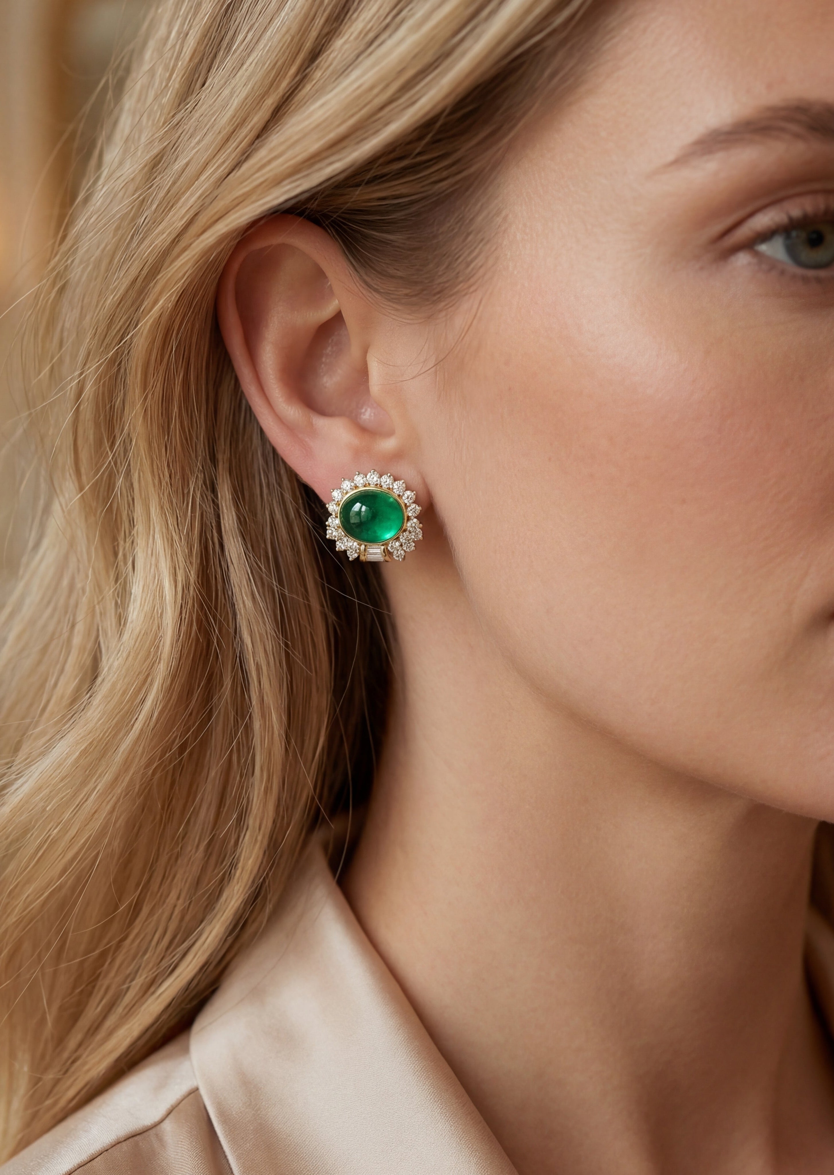 Les Jardins Emerald Earrings