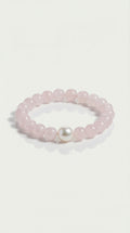 Australian South Sea & Rose Quartz Bracelet