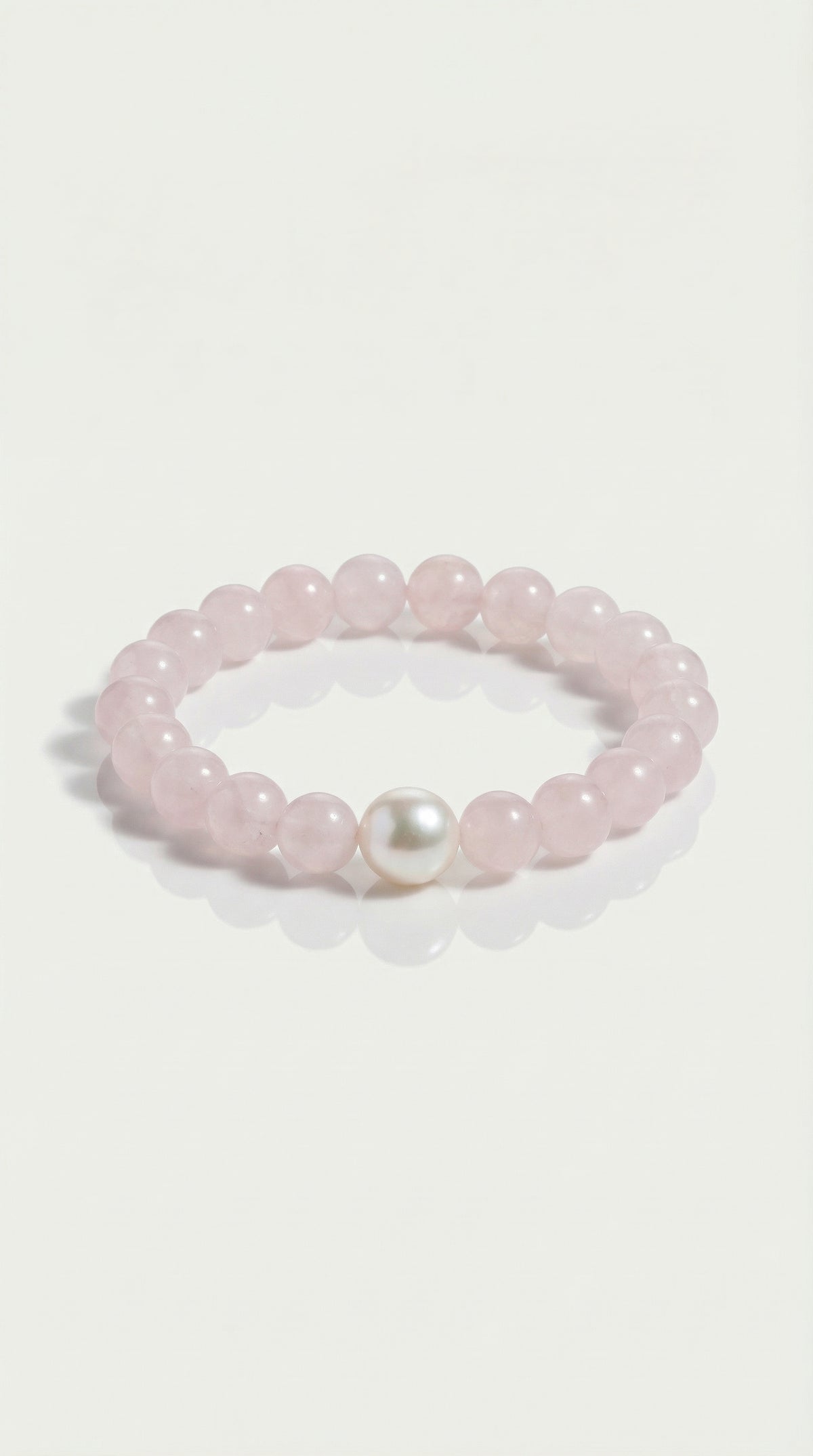 Australian South Sea & Rose Quartz Bracelet — Levendi Jewellers