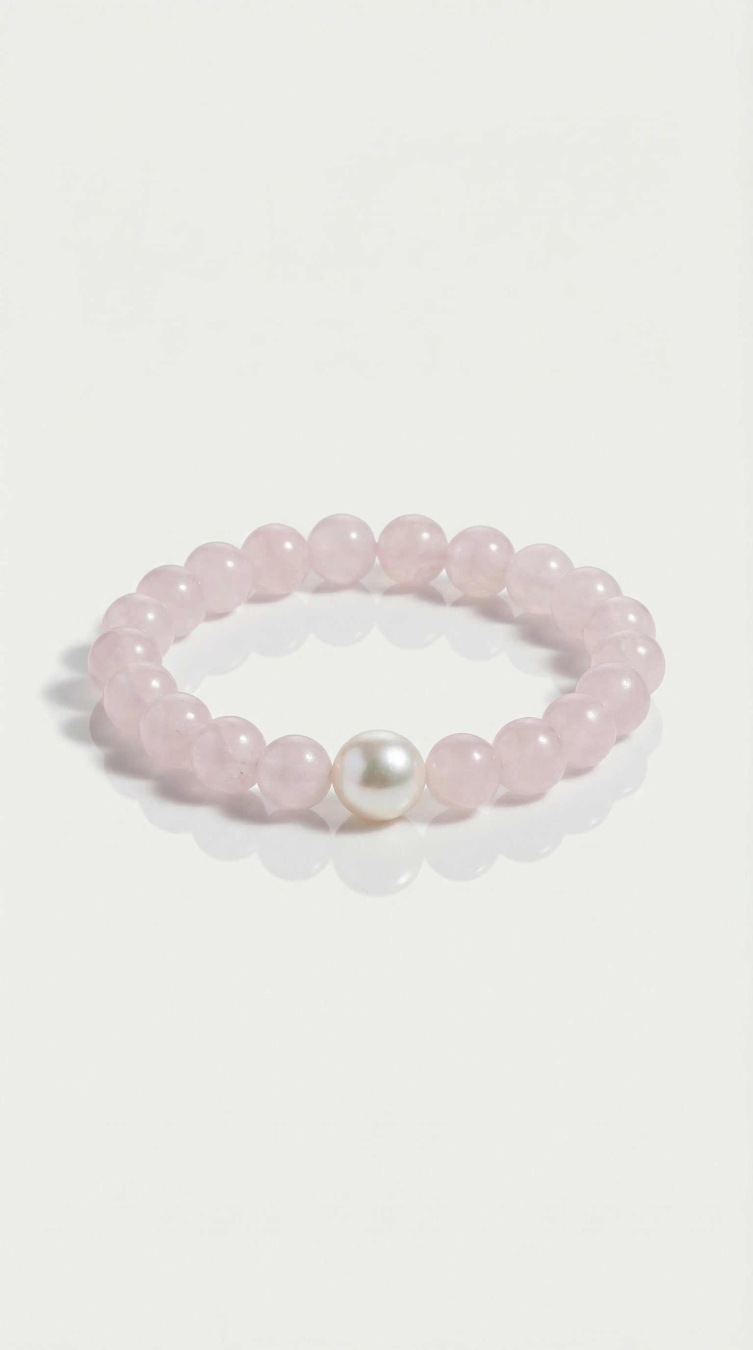 Australian South Sea & Rose Quartz Bracelet
