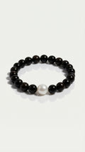 Australian South Sea Pearl & Onyx Bracelet