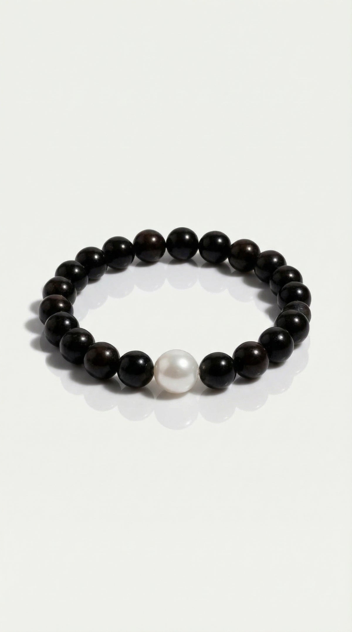 Australian South Sea Pearl & Onyx Bracelet — Levendi Jewellers