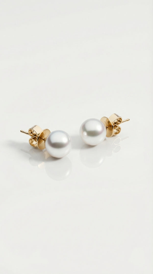 Australian South Sea Pearl - 10mm Studs Earrings — Levendi Jewellers