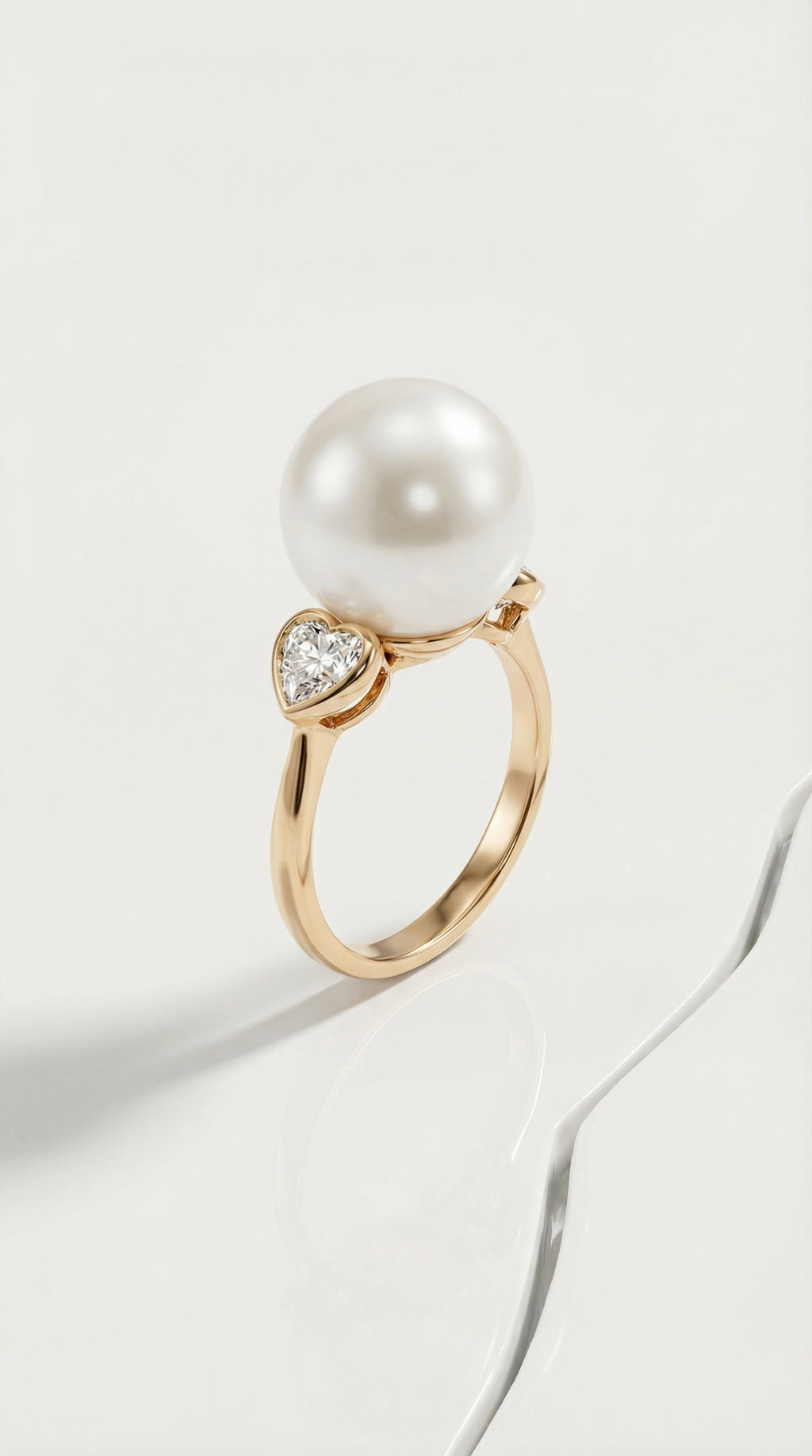 Australian South Sea Pearl & Diamond Heart Trilogy — Levendi Jewellers