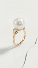 Australian South Sea Pearl & Diamond Heart Trilogy — Levendi Jewellers
