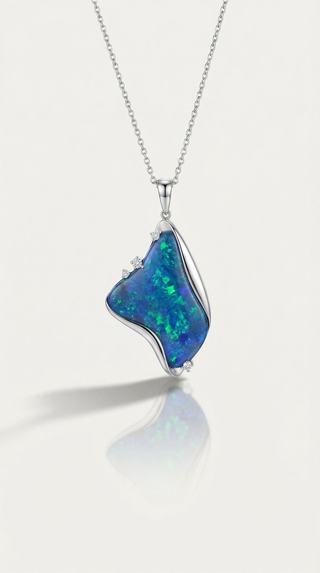 Australian Black Opal Pendant - 15.00ct — Levendi Jewellers