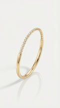 Pure Line - half tennis half bangle bracelet