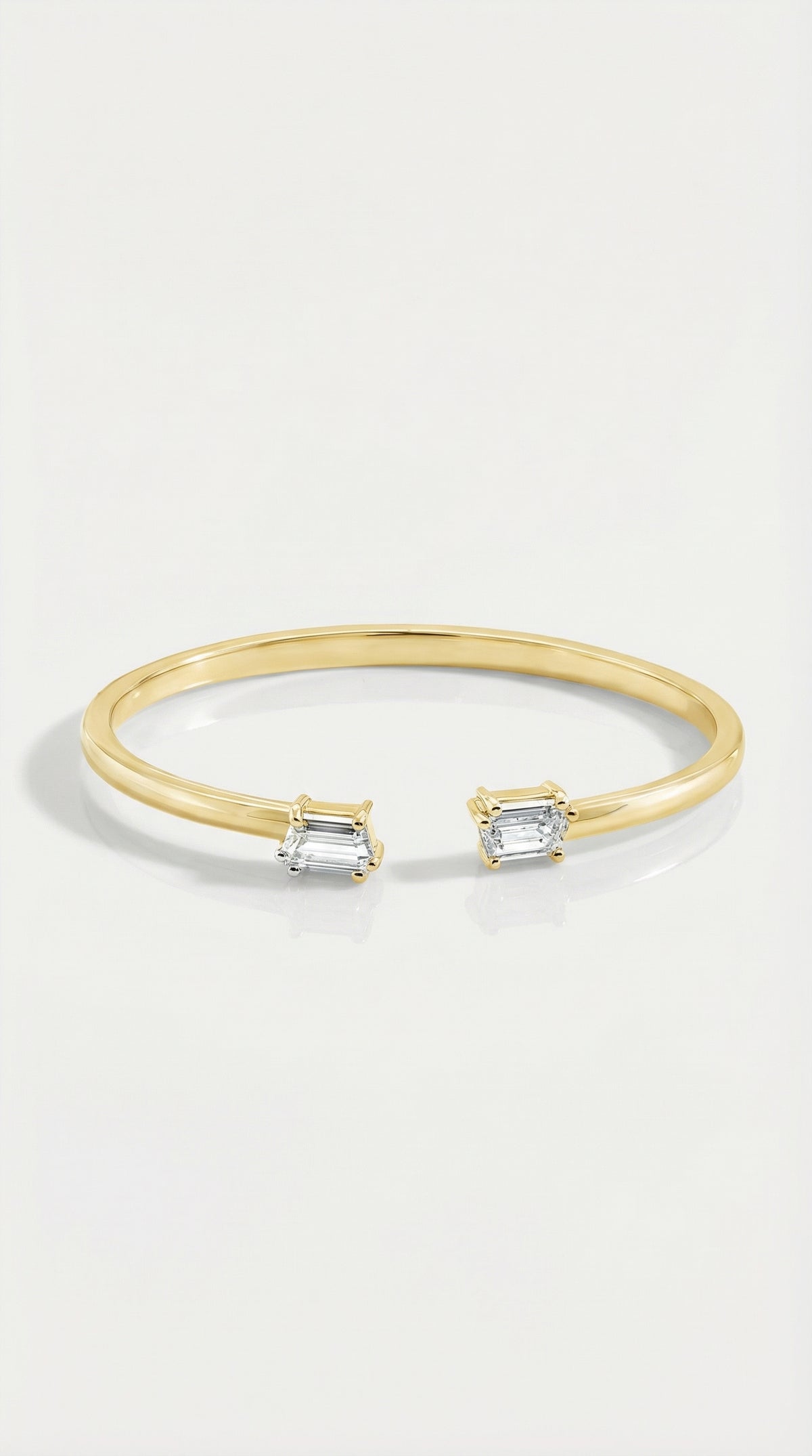 Trazoid Diamond Open Bangle — Levendi Jewellers
