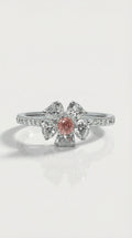 Flora Pink - Pink Diamond 0.17ct