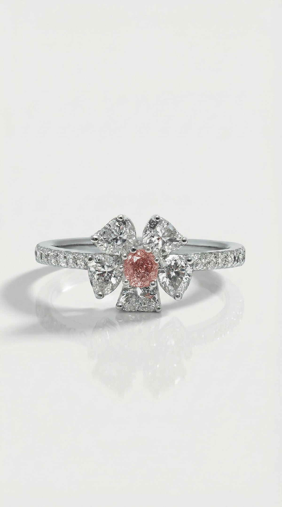 Flora Pink - Pink Diamond 0.17ct — Levendi Jewellers