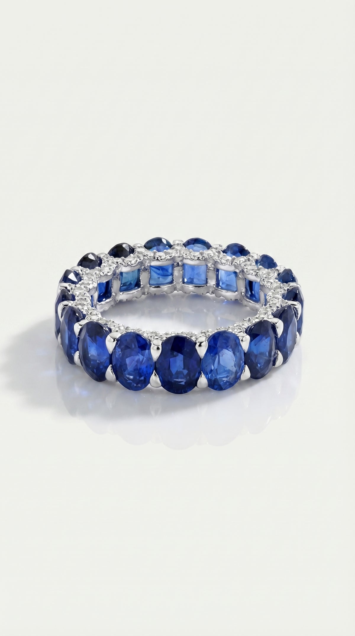 Sapphire & Diamond Bespoke Ring — Levendi Jewellers