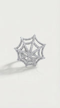 Arachnea Aurea - Web of Love Diamond Ring
