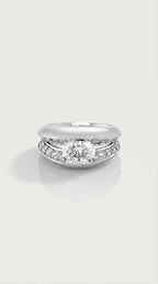 The Oyster Design Award Winning Diamond Ring — Levendi Jewellers