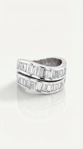 The Sculpted Wave - Diamond Ring