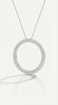 Diamond Eternity Circle Pendant