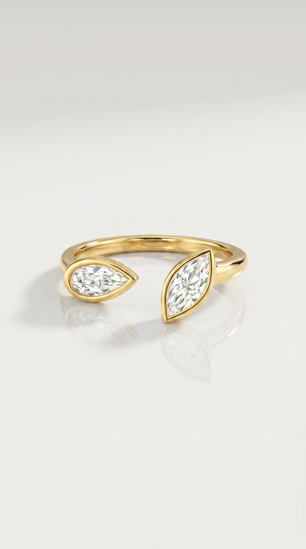 Levendi Toi & Moi - Marquise & Pear Engagement Ring — Levendi Jewellers