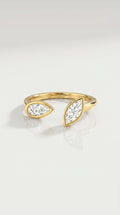 Levendi Toi & Moi - Marquise & Pear Engagement Ring