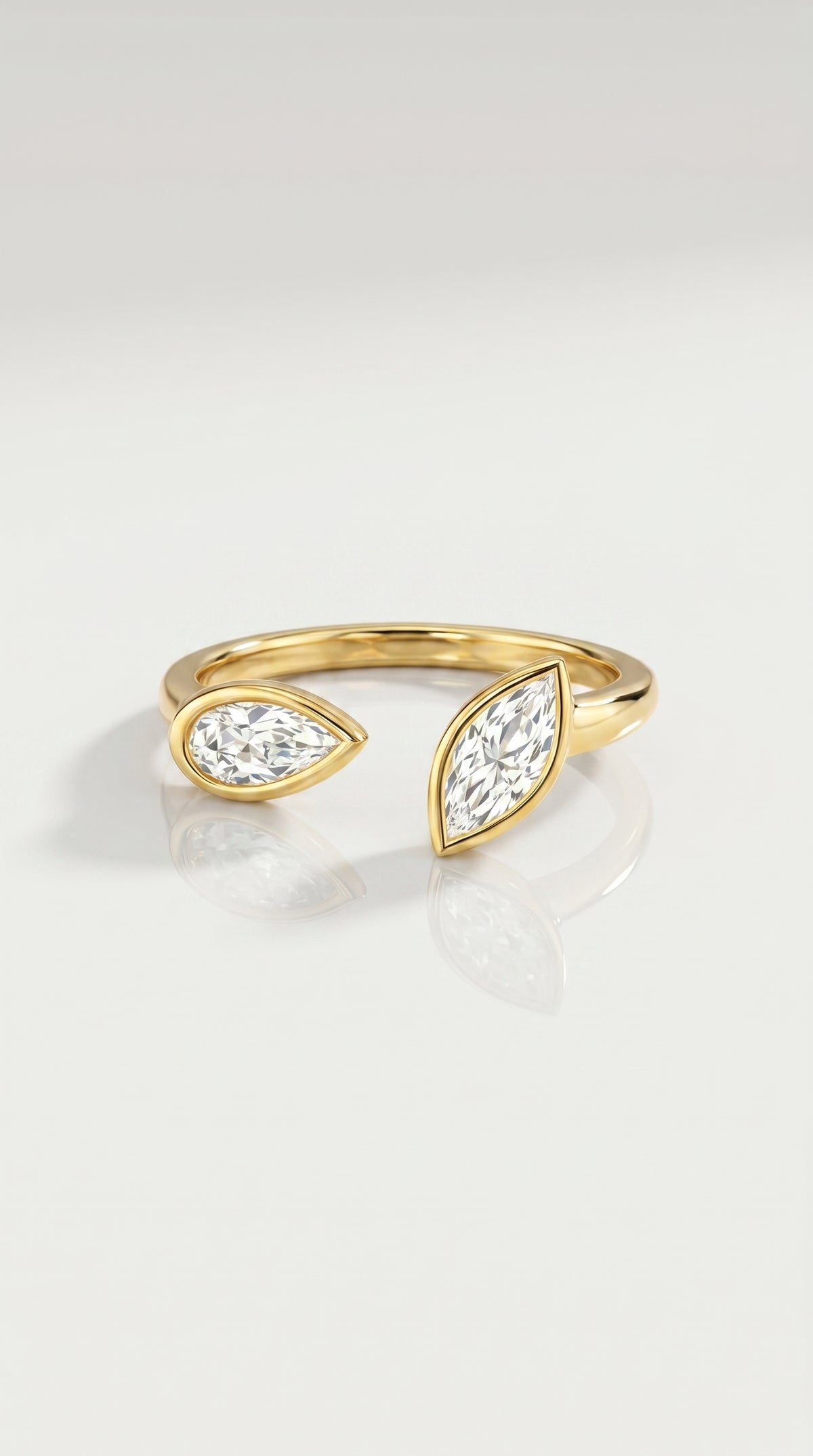 Levendi Toi & Moi - Marquise & Pear Engagement Ring — Levendi Jewellers