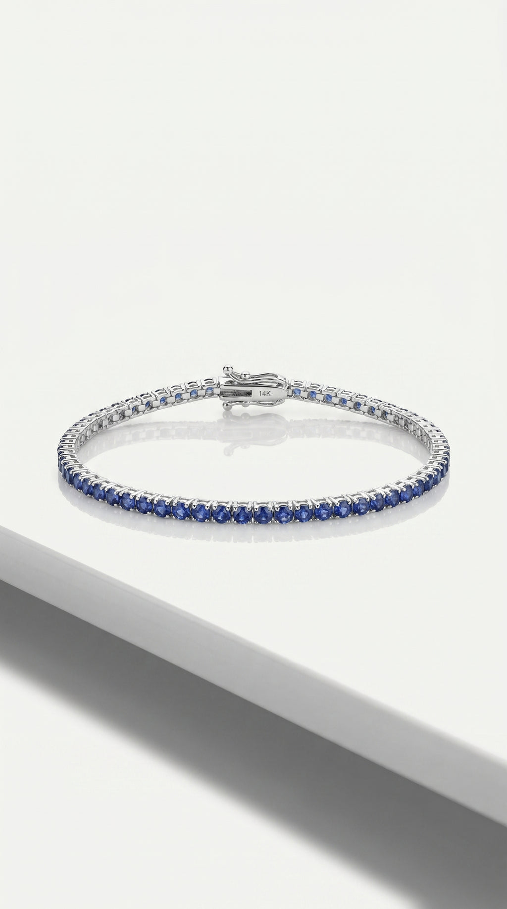 Classic Levendi 4 Claws Sapphires Tennis Bracelet — Levendi Jewellers