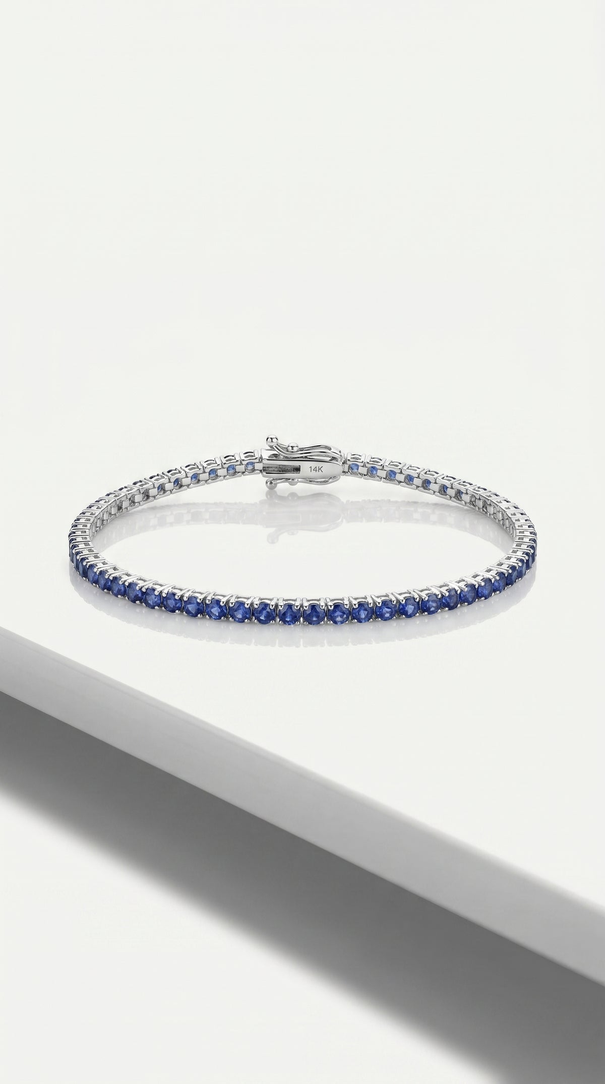 Classic Levendi 4 Claws Sapphires Tennis Bracelet — Levendi Jewellers