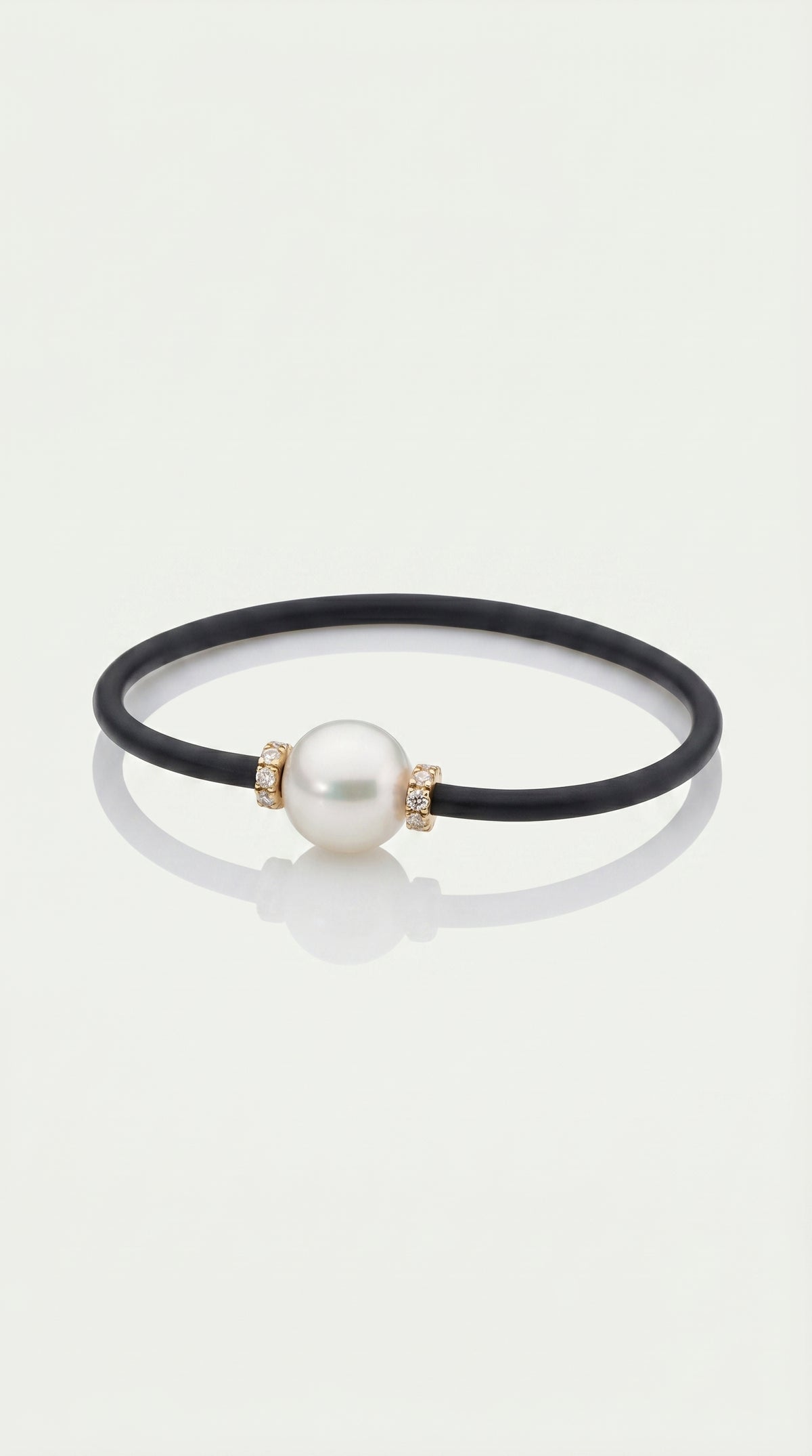 Australian South Sea Pearl & Diamond Rondelle Bracelet — Levendi Jewellers