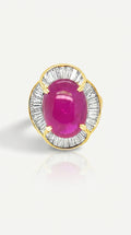 Sophia Levendi - Burmese Ruby and Diamond Ring
